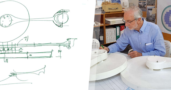 gli apparecchi iGuzzini disegnati da Renzo Piano per il Ponte di Genova San Giorgio